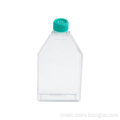 Reagent Chemical Storage Bottle, Pet Graduated Cell Culture Flask with Seal Cap: Labware for Scientific Research and Biotechnology Applications